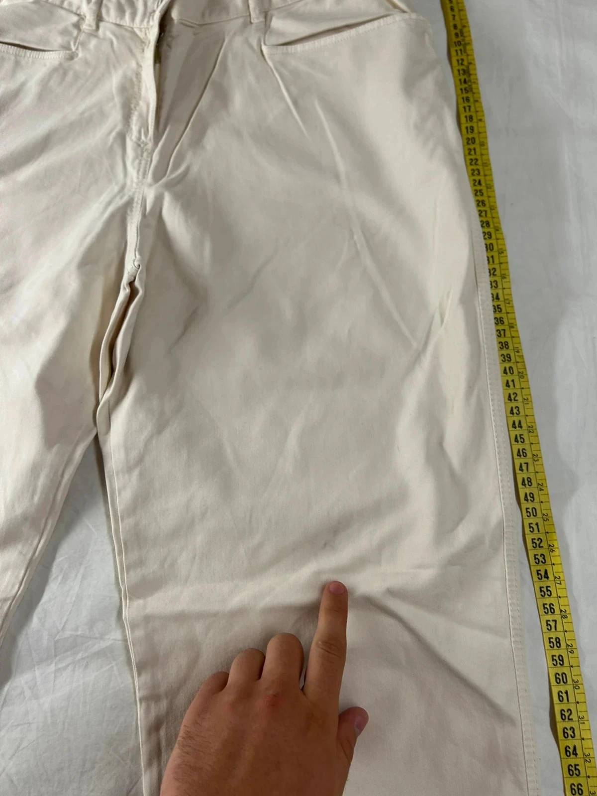 Beige straight cut jiel thée vintage jeans size 42 – photo 6